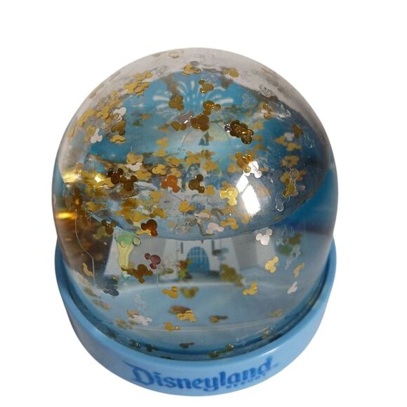 Vintage DISNEYLAND Resort SNOW GLOBE TINKER BELL CASTLE Souvenir - Picture 5 of 5